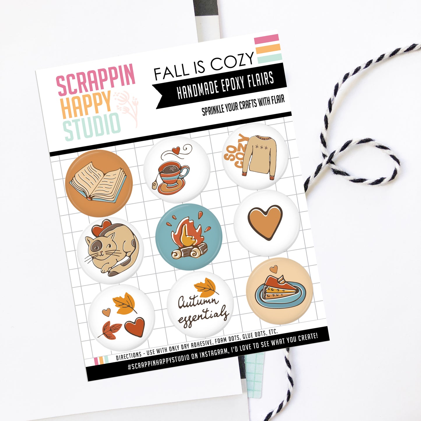 Fall Is Cozy Epoxy Flair