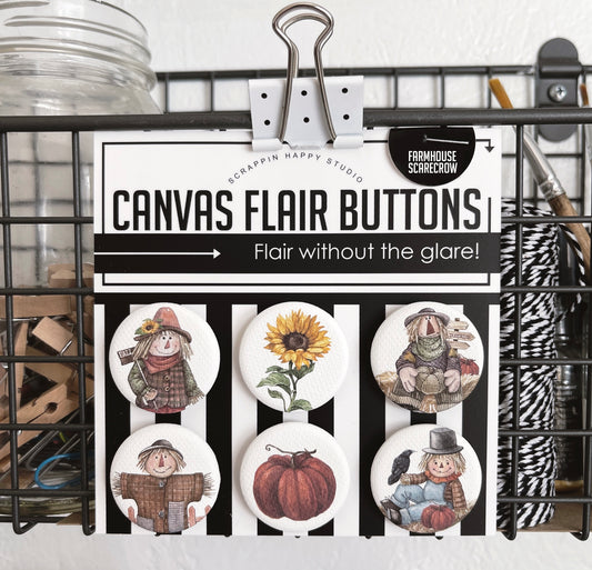 Farmhouse Scarecrow Canvas Flair