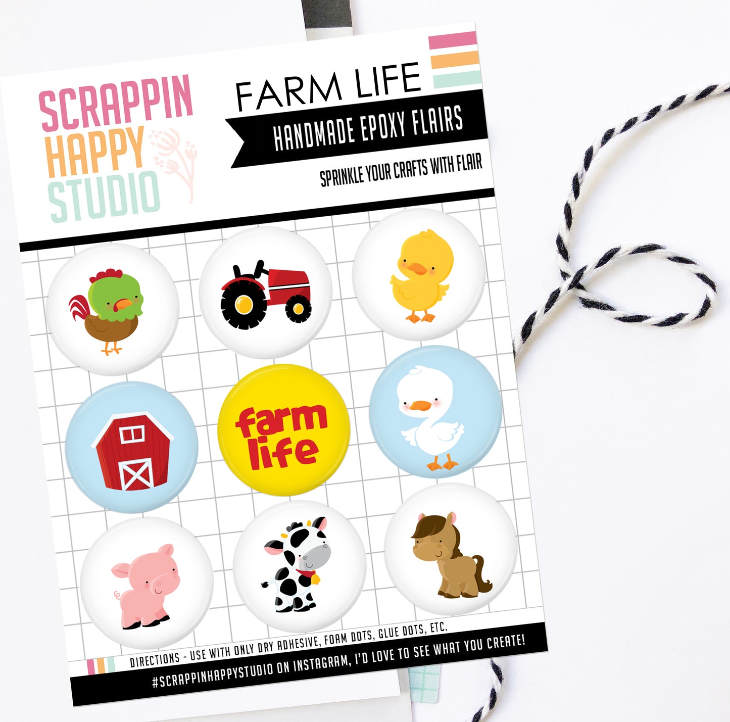 Farm Life Epoxy Flair