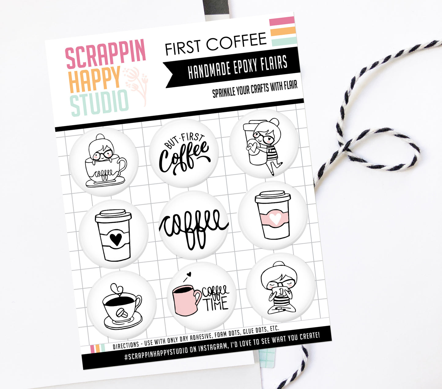 First Coffee Epoxy Flair