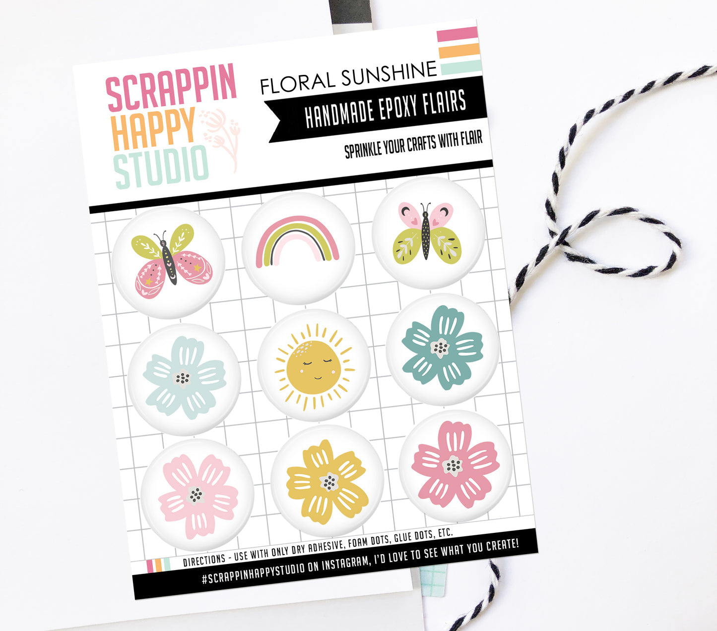 Floral Sunshine Epoxy Flair