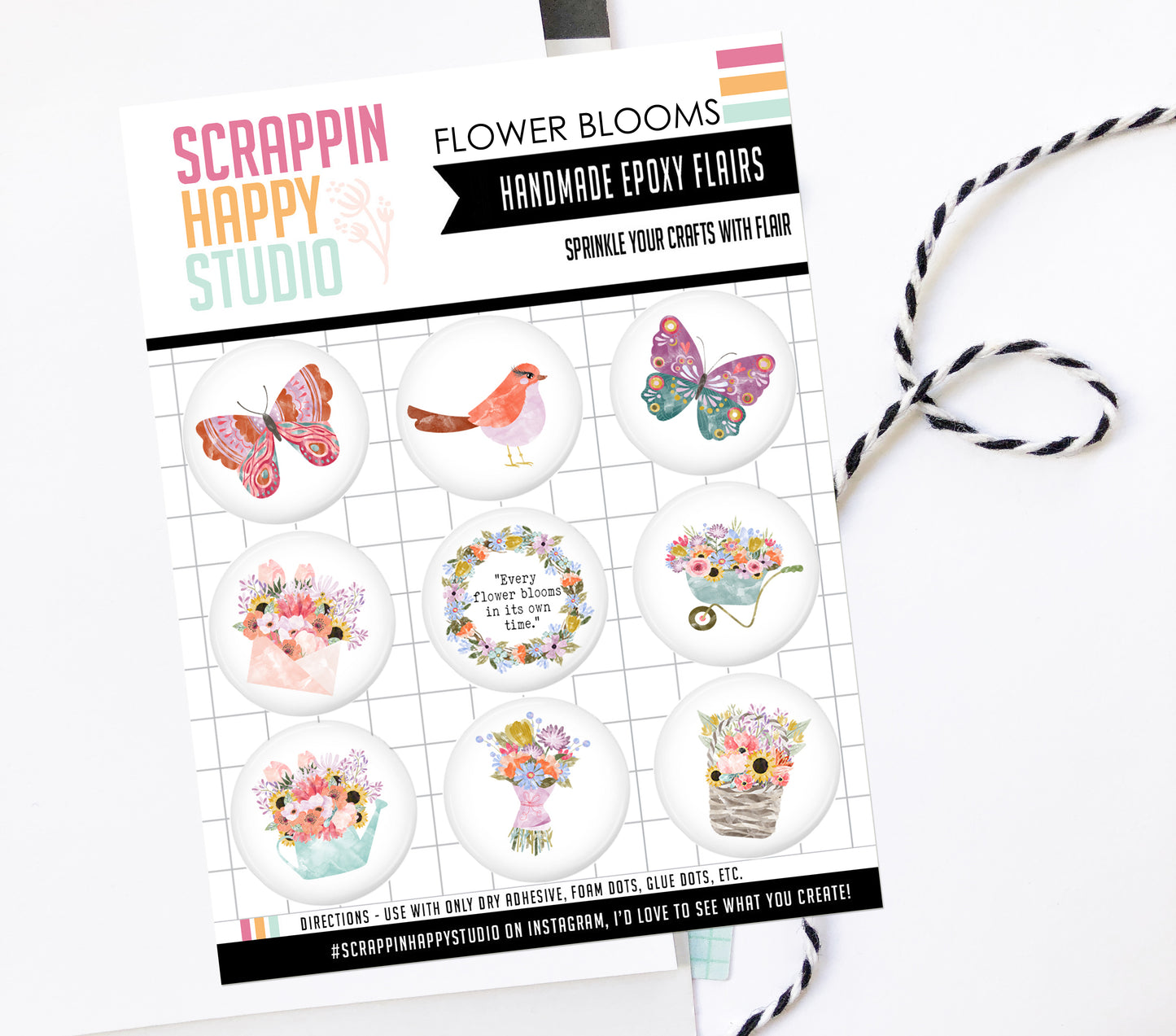 Flower Bloom Epoxy Flair