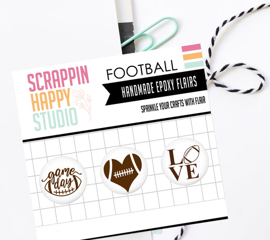 Football Epoxy Flair