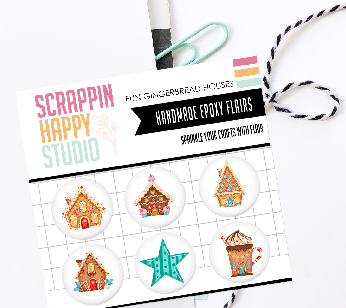Fun Gingerbread Houses Epoxy Flair