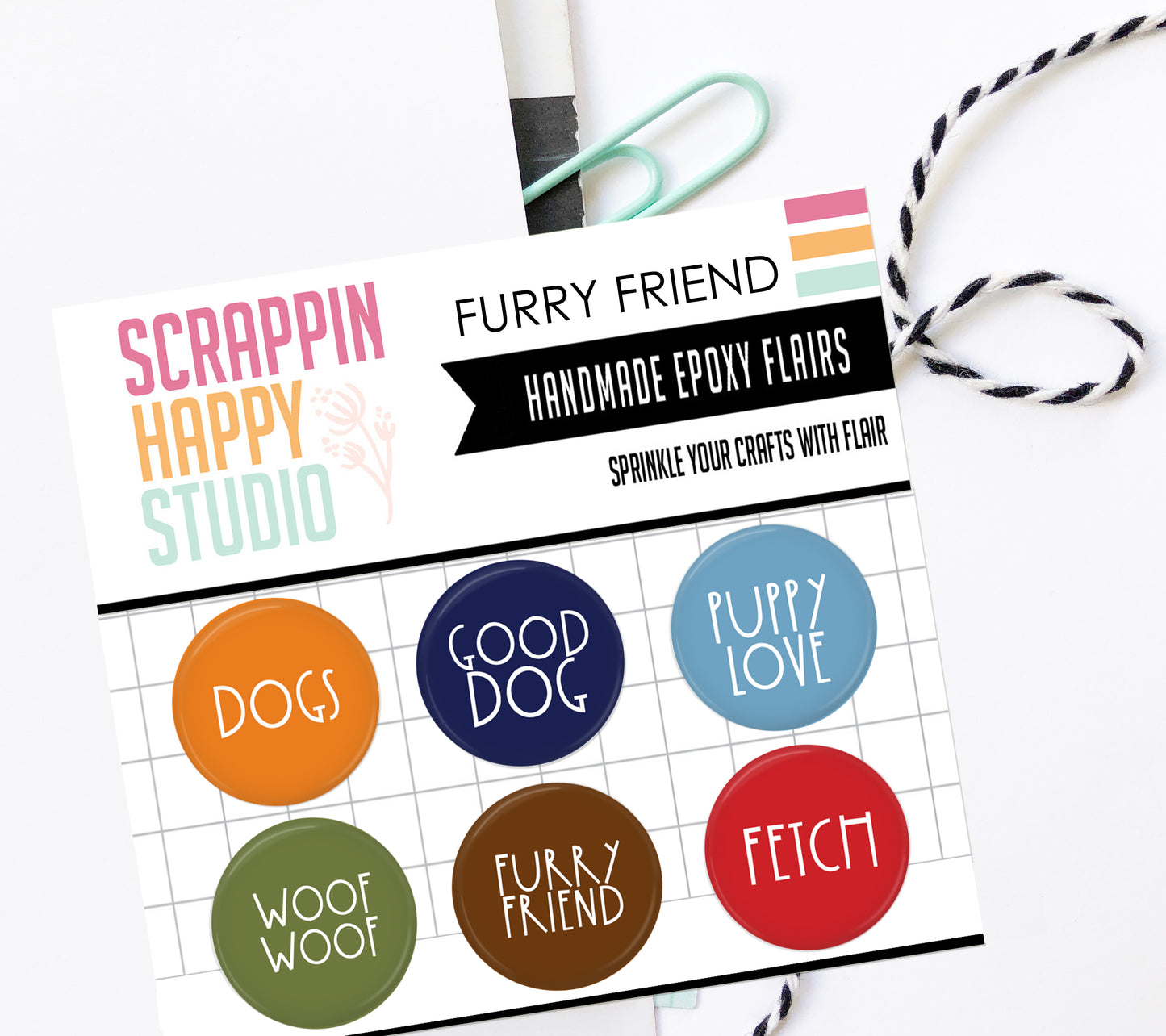 Furry Friend Epoxy Flair
