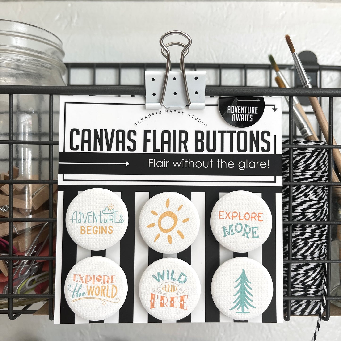 Adventure Awaits Canvas Flair