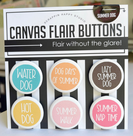Summer Dog Canvas Flair