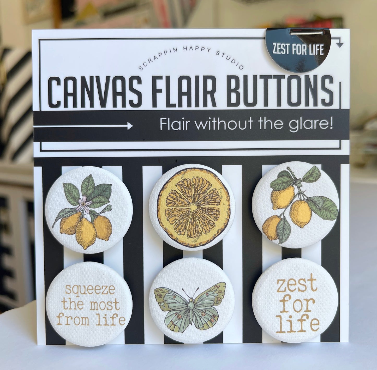 Zest For Life Canvas Flair