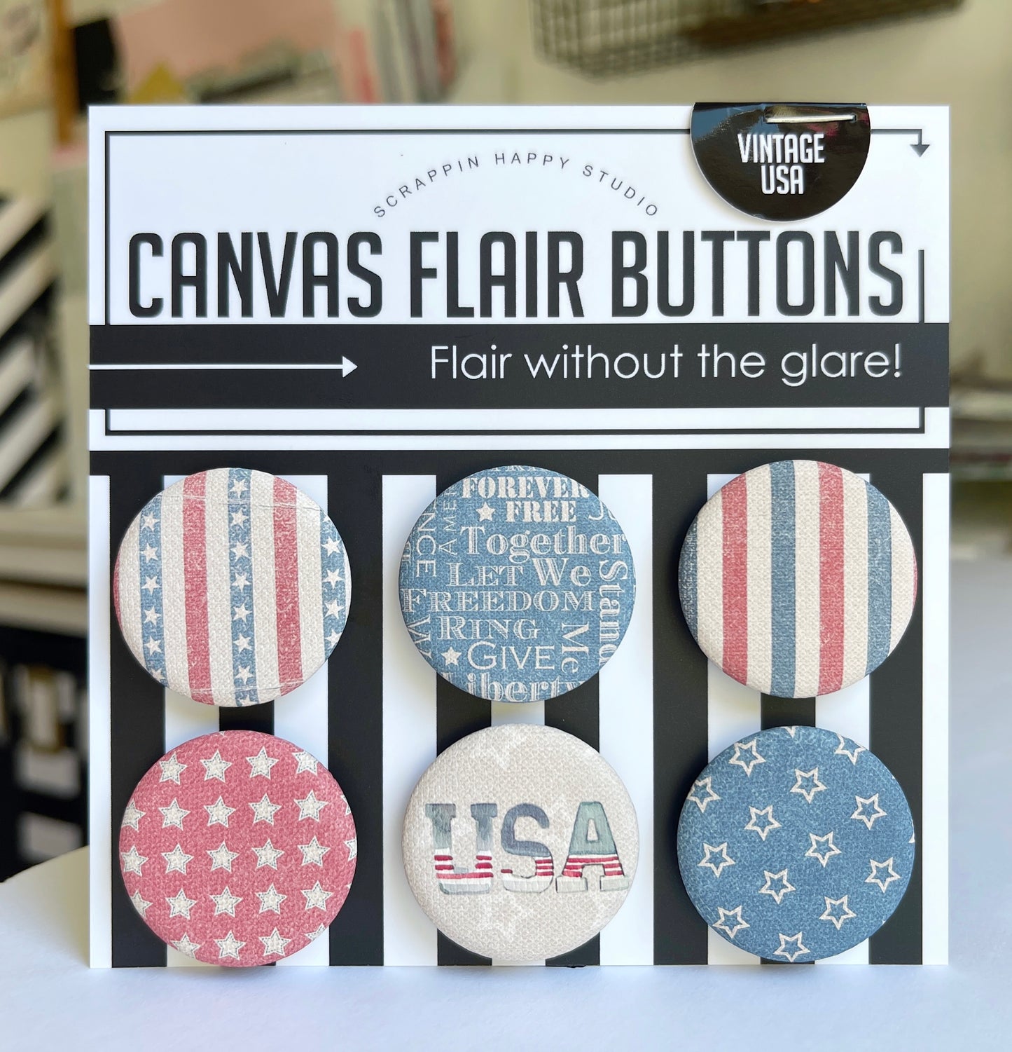 Vintage USA Canvas Flair
