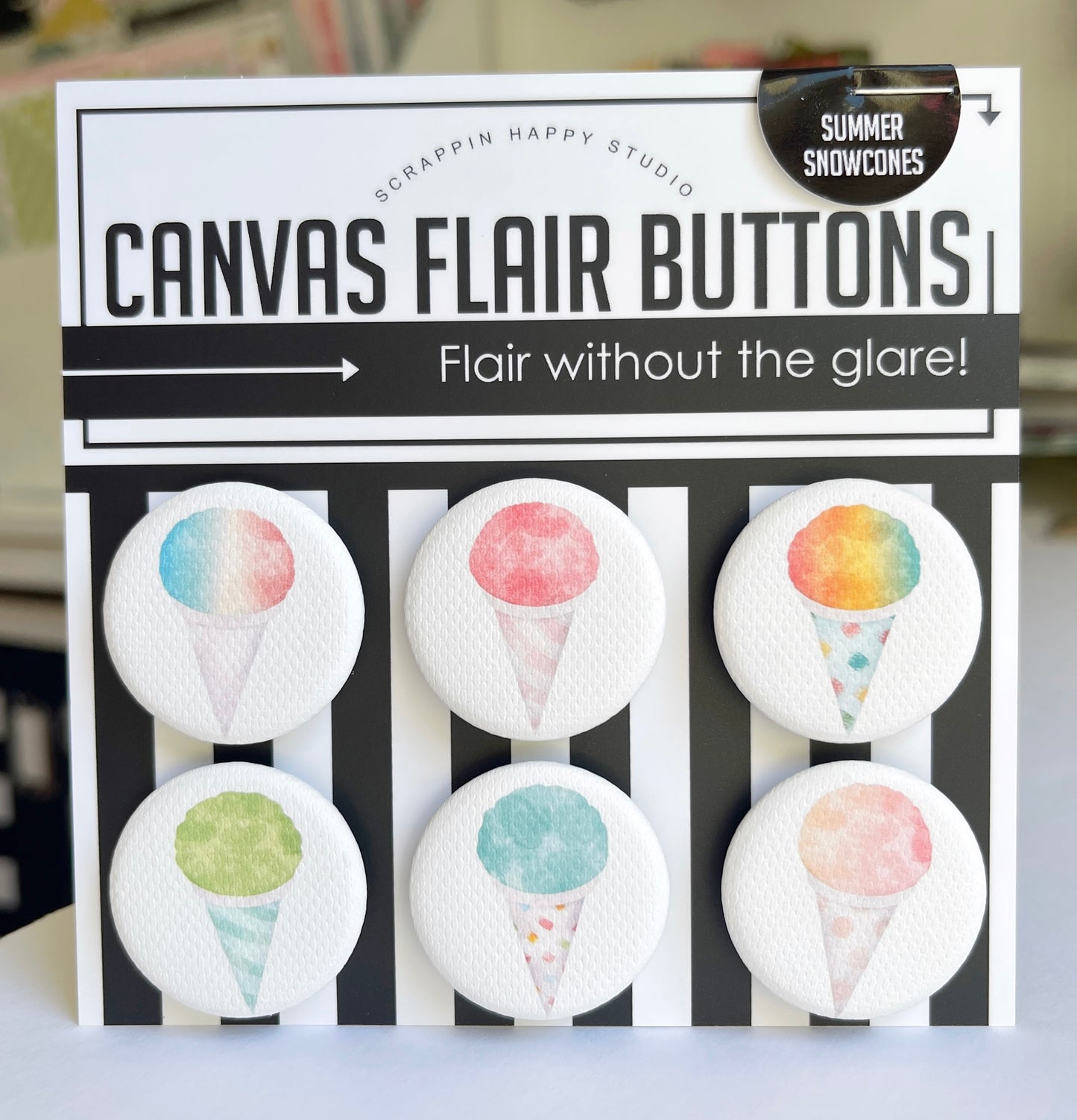 Summer Snow Cones Canvas Flair