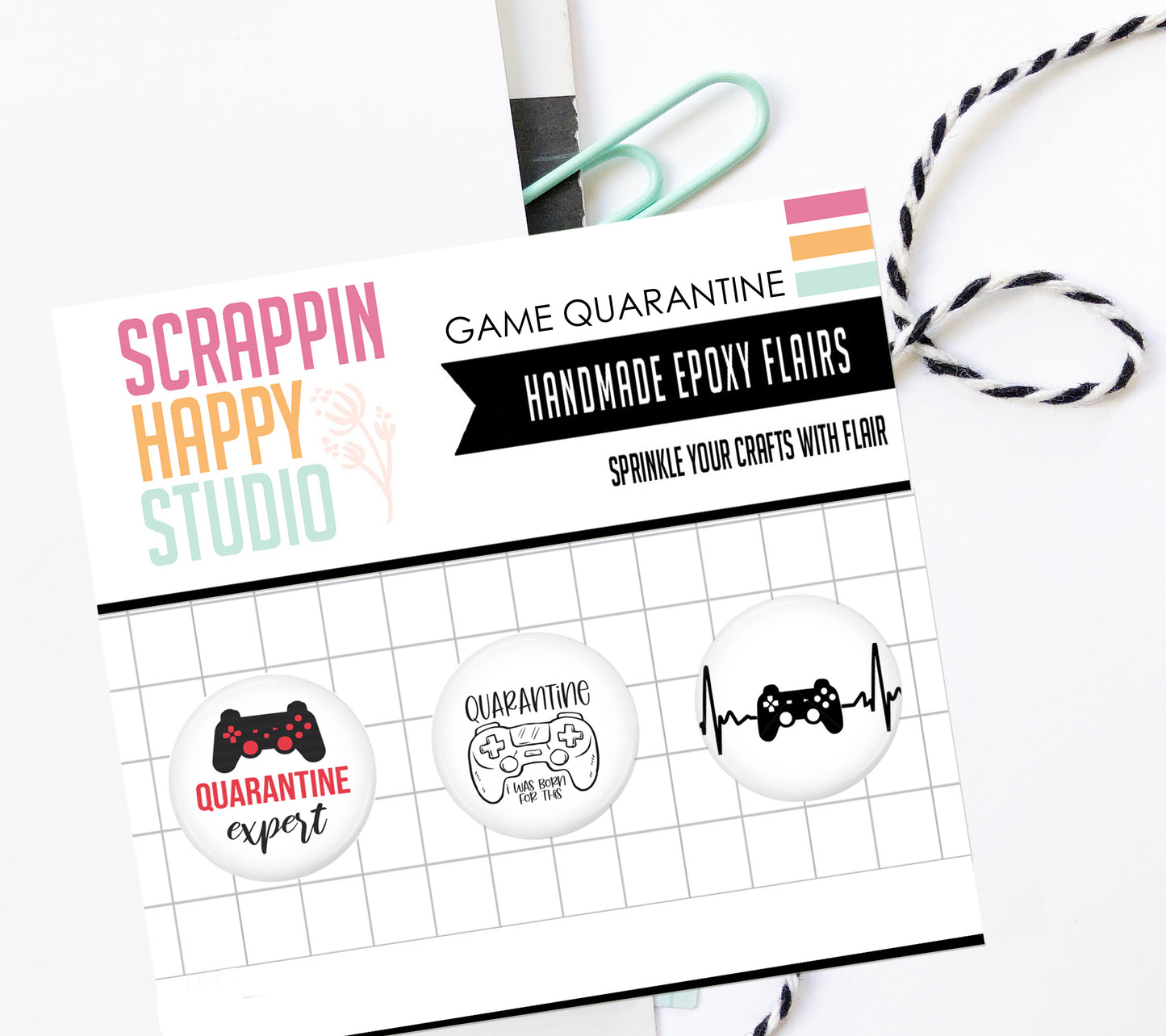 Game Quarantine Epoxy Flair