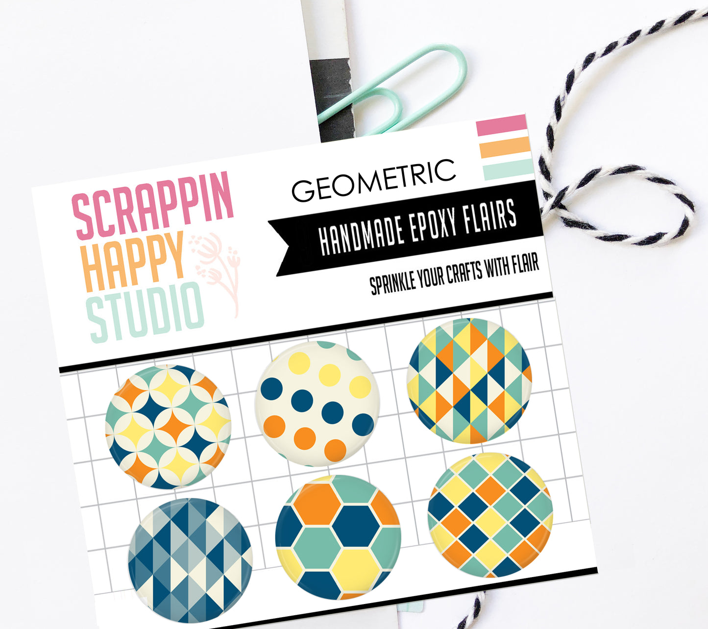 Geometric Epoxy Flair