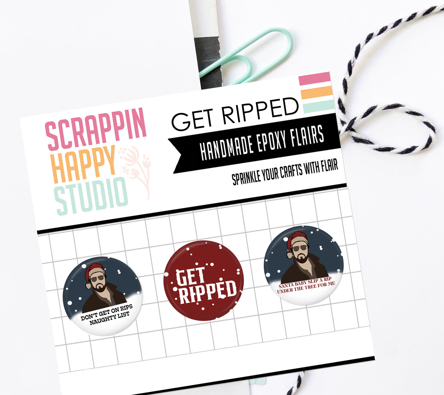 Get Ripped Epoxy Flair