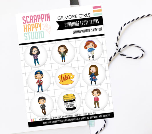 Gilmore Girls Epoxy Flair