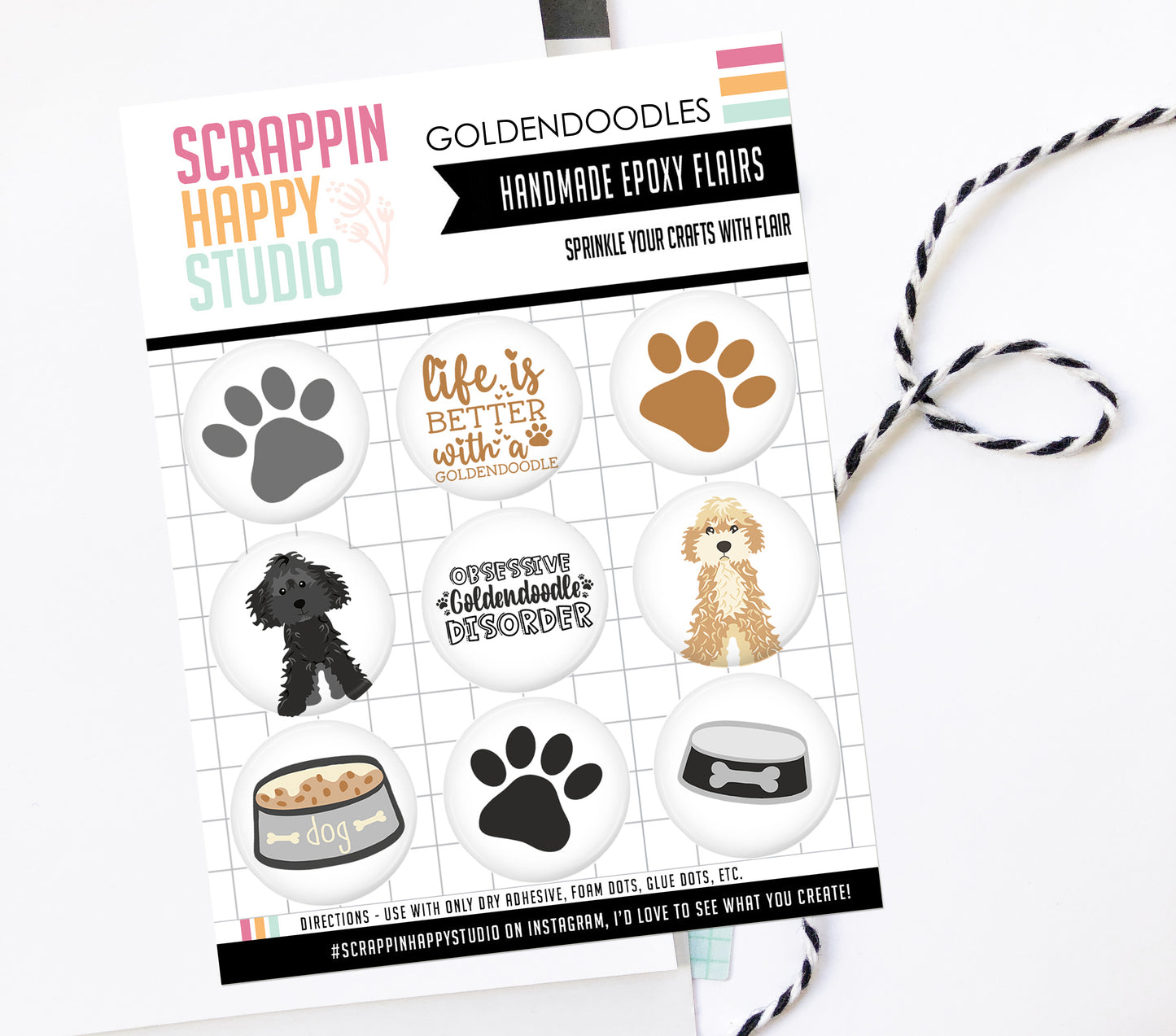 Goldendoodles Epoxy Flair