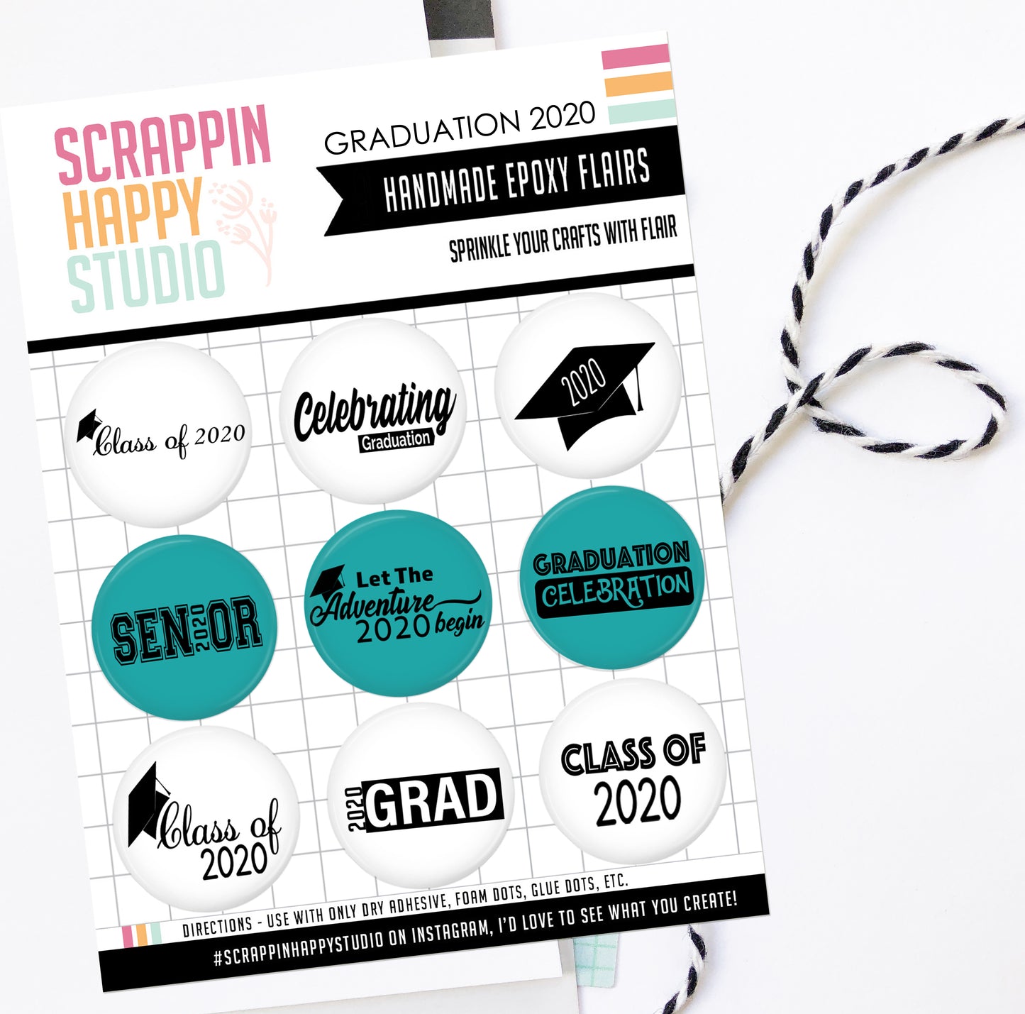 Graduation 2020 Epoxy Flair