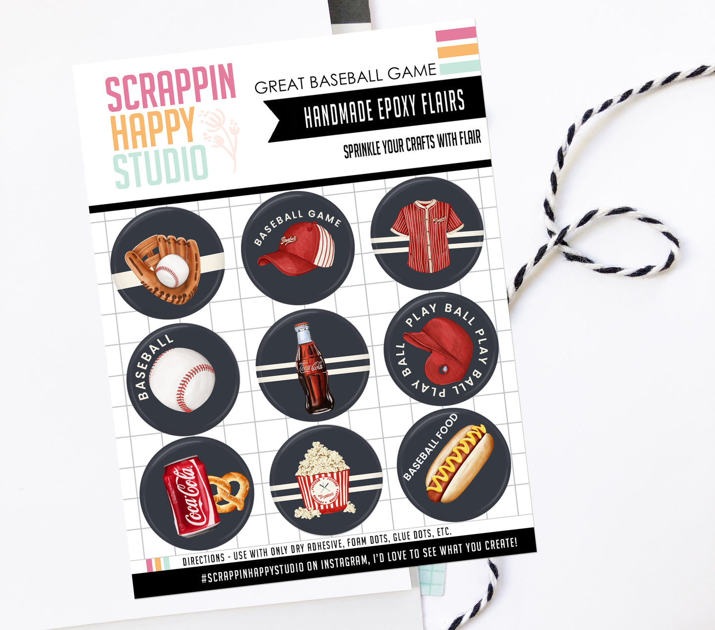 Great Baseball Game Epoxy Flair