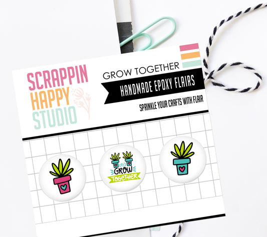 Grow Together Epoxy Flair