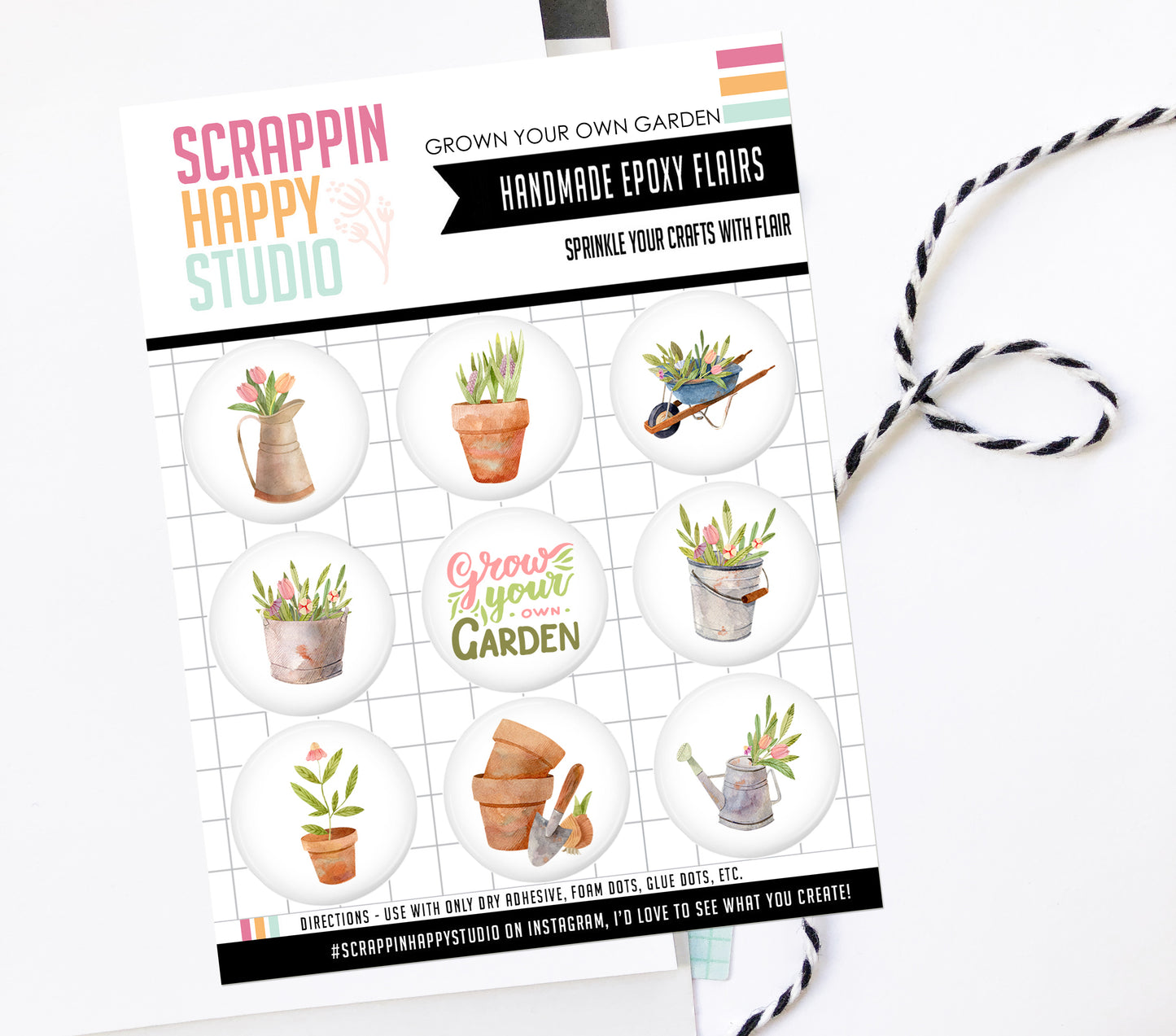 Grow Your Own Garden Epoxy Flair