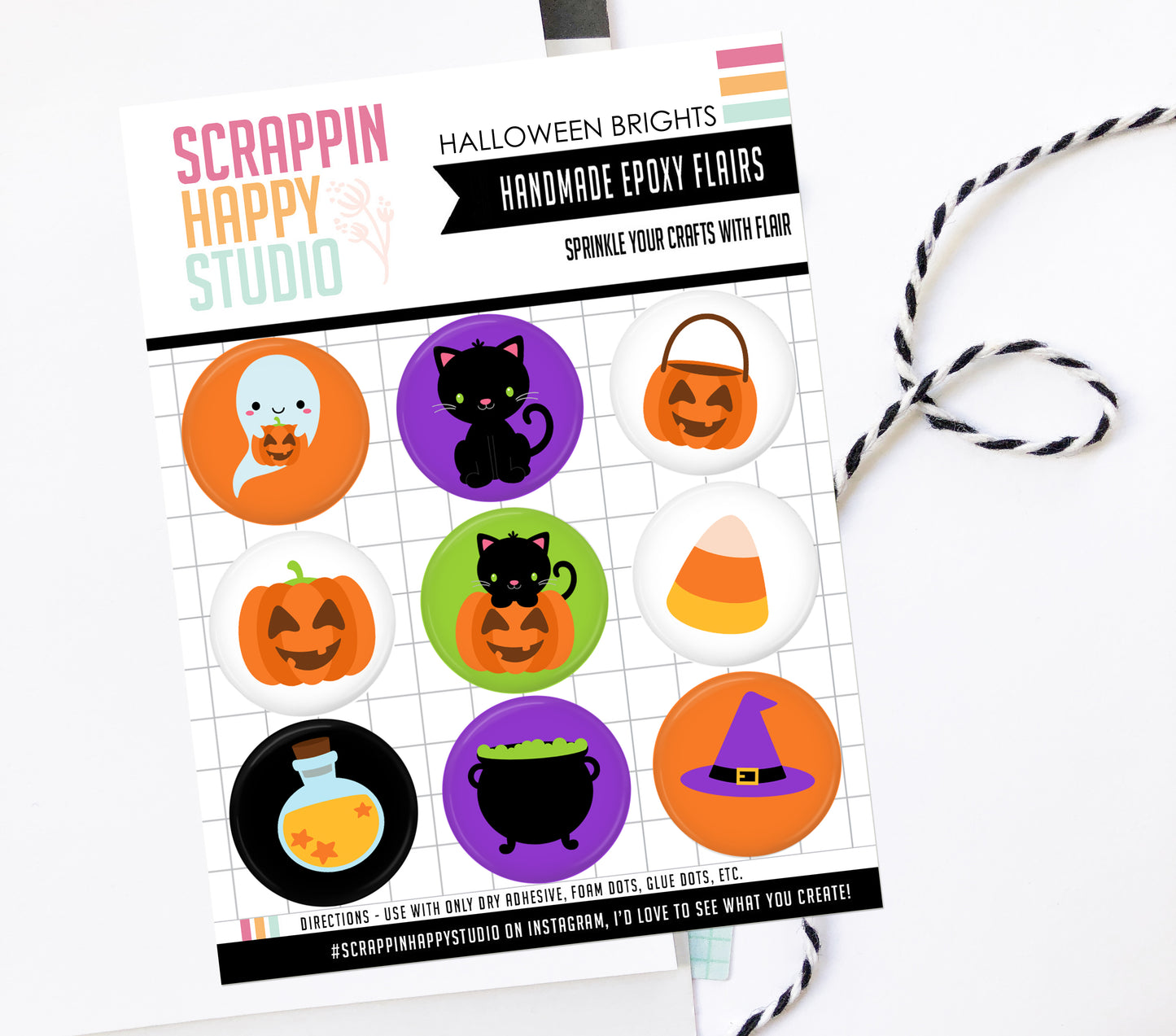 Halloween Brights Epoxy Flair