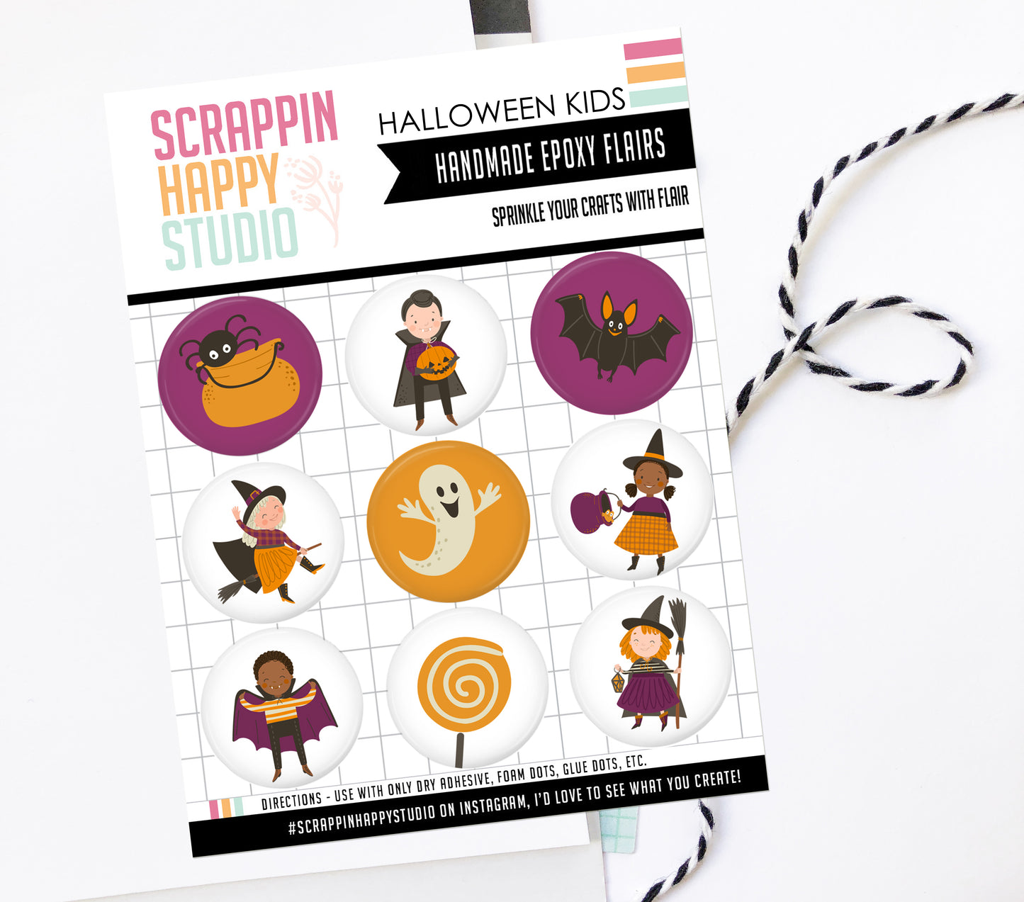 Halloween Kids Epoxy Flair