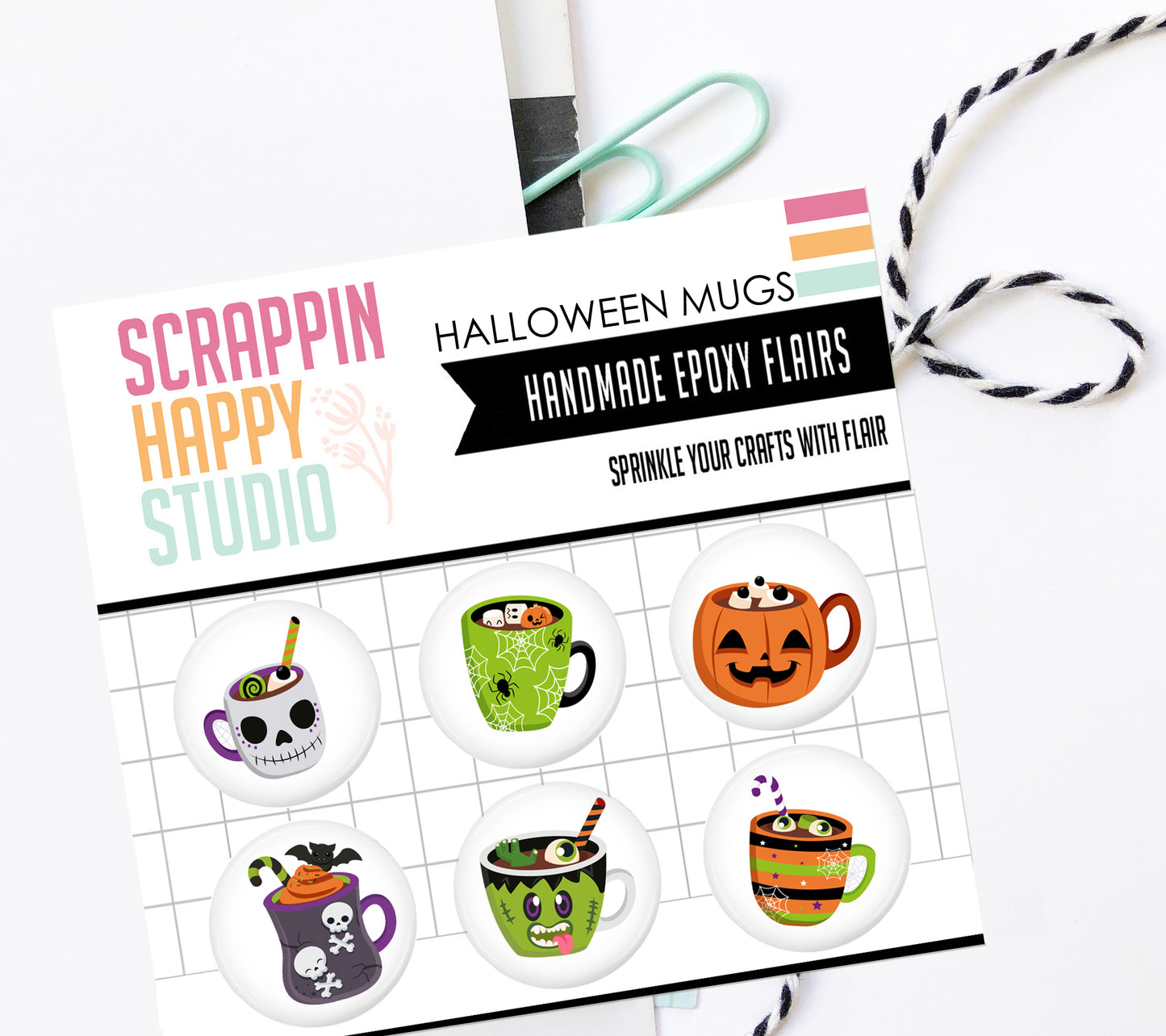 Halloween Mugs Epoxy Flair