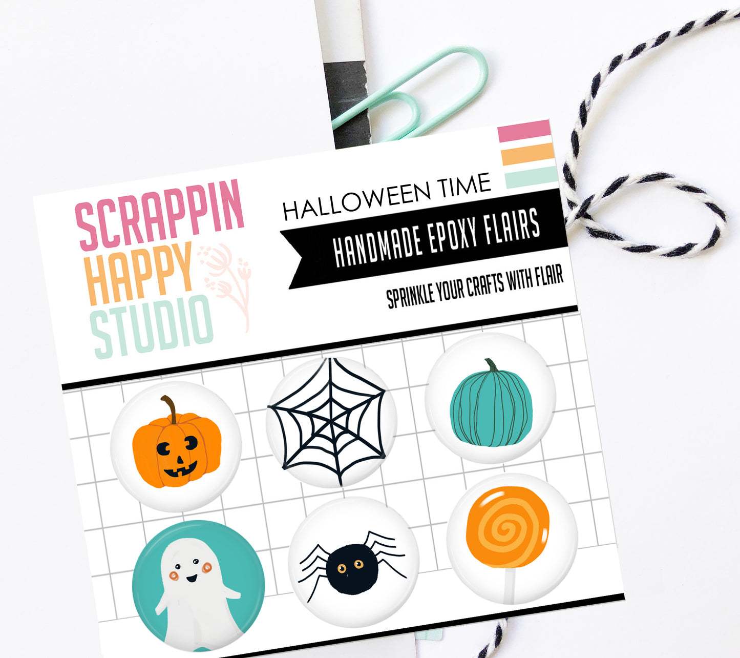 Halloween Time Epoxy Flair