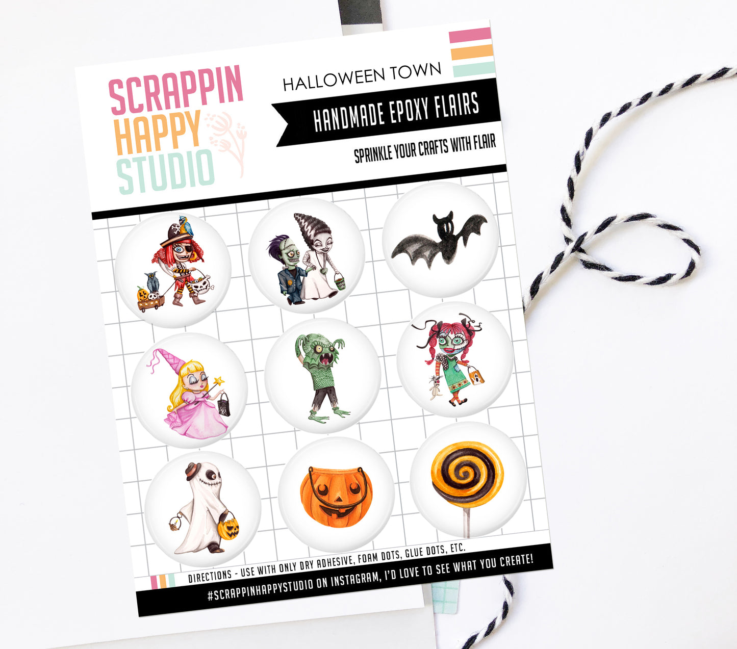 Halloween Town Epoxy Flair