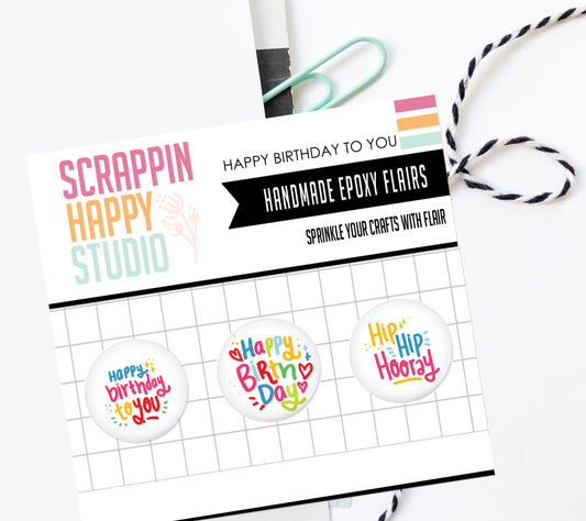Happy Birthday To You Epoxy Flair