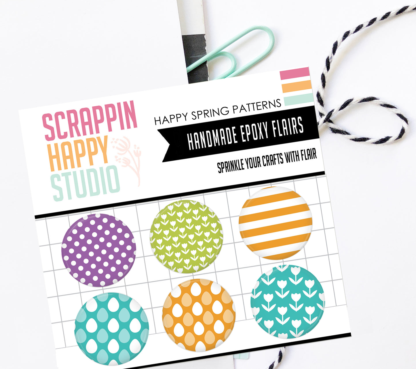 Happy spring Patterns Epoxy Flair