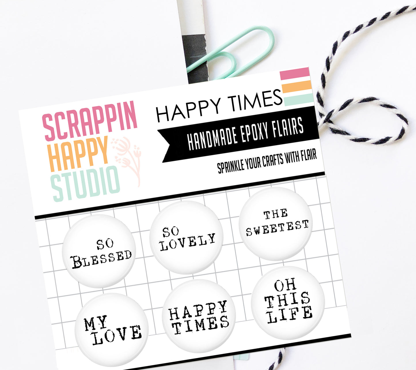 Happy Times Epoxy Flair