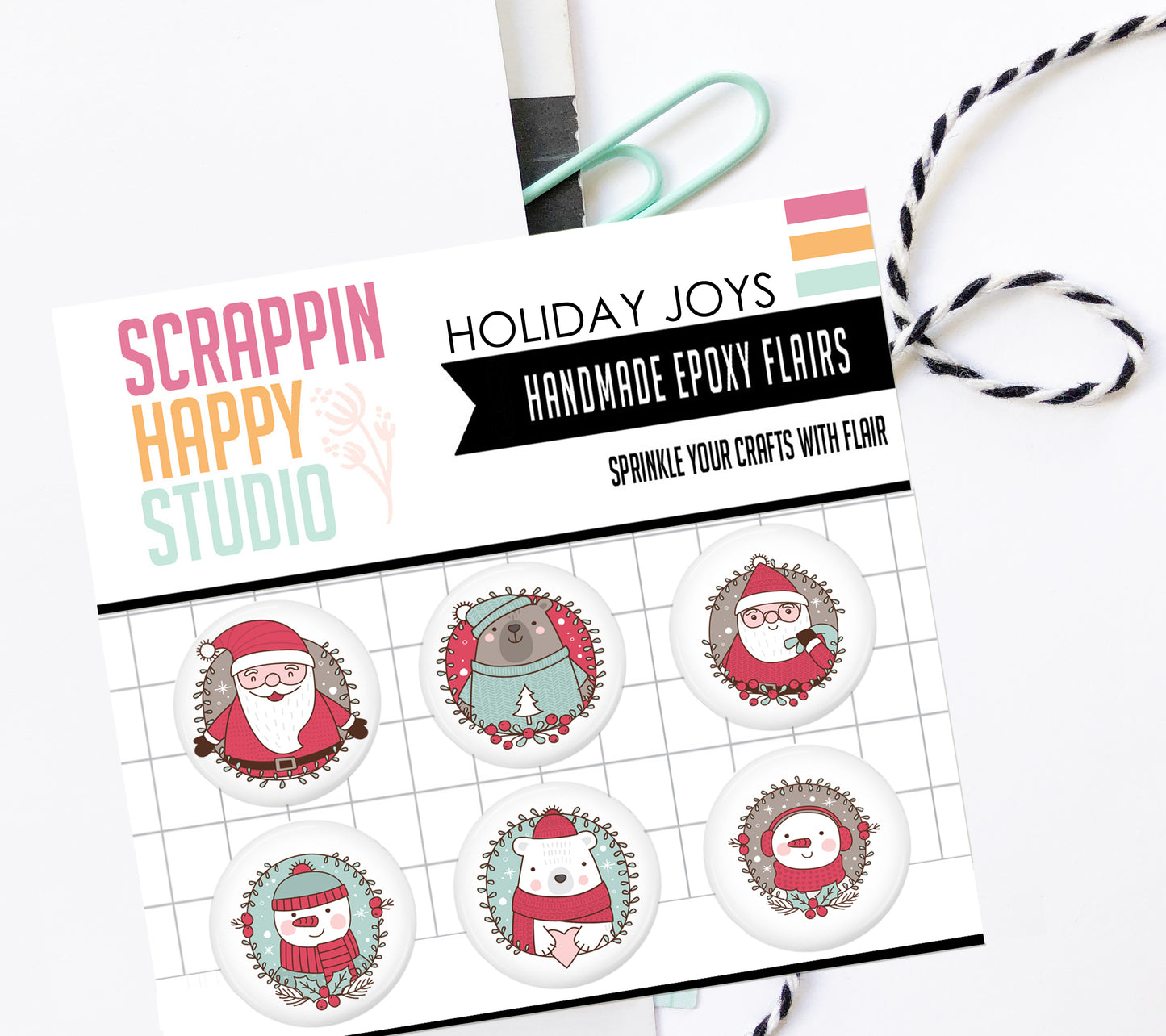 Holiday Joys Epoxy Flair