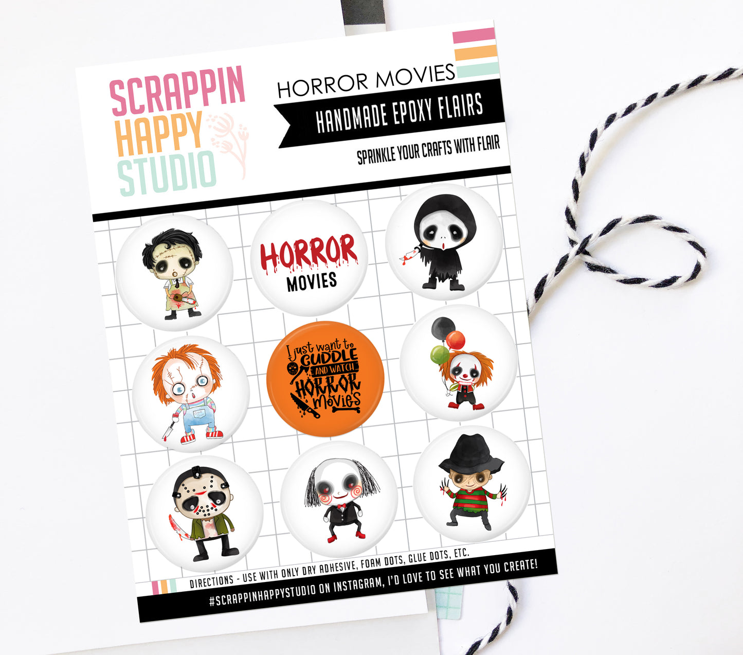 Horror Movies Epoxy Flair