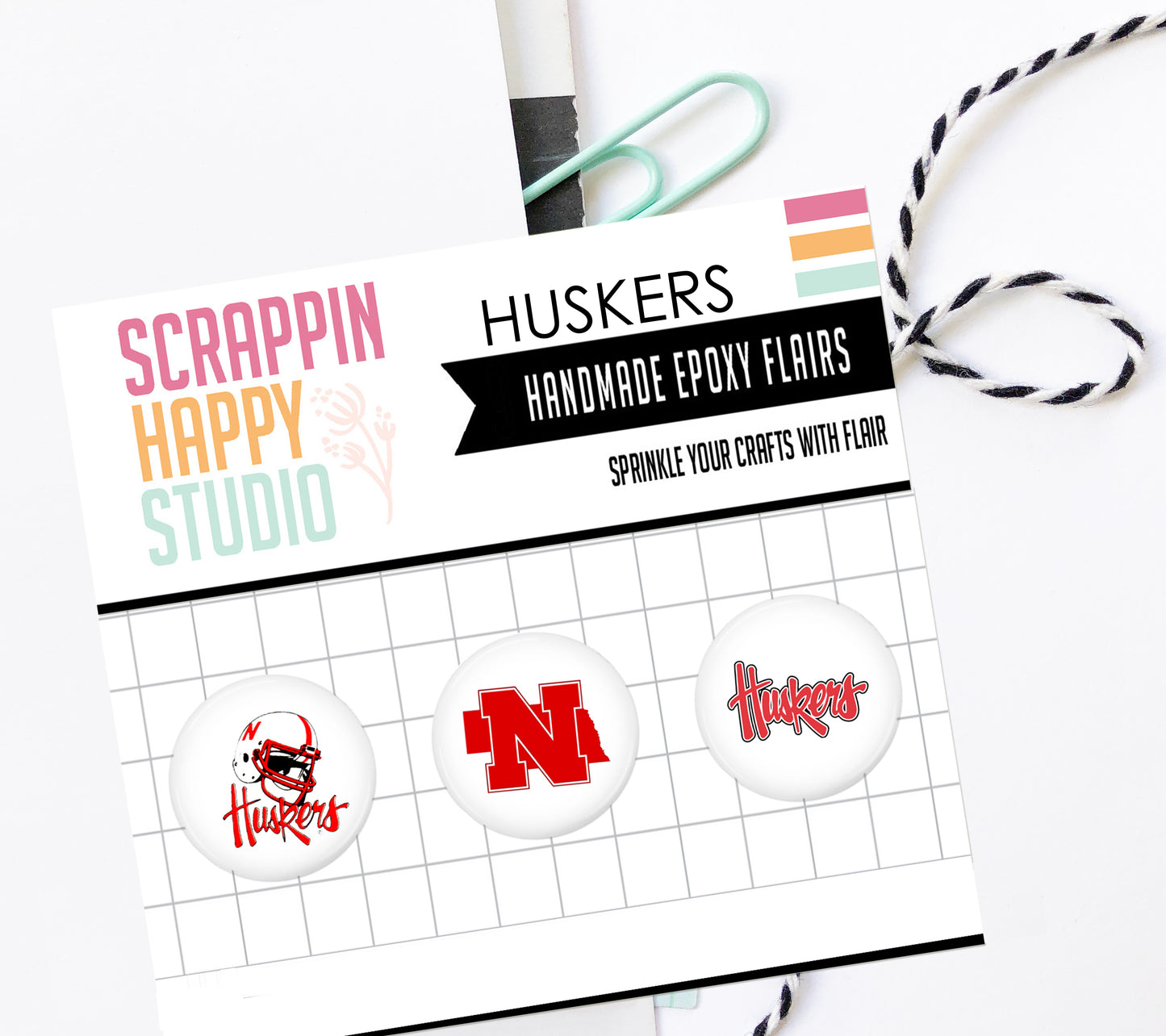 Huskers Epoxy Flair
