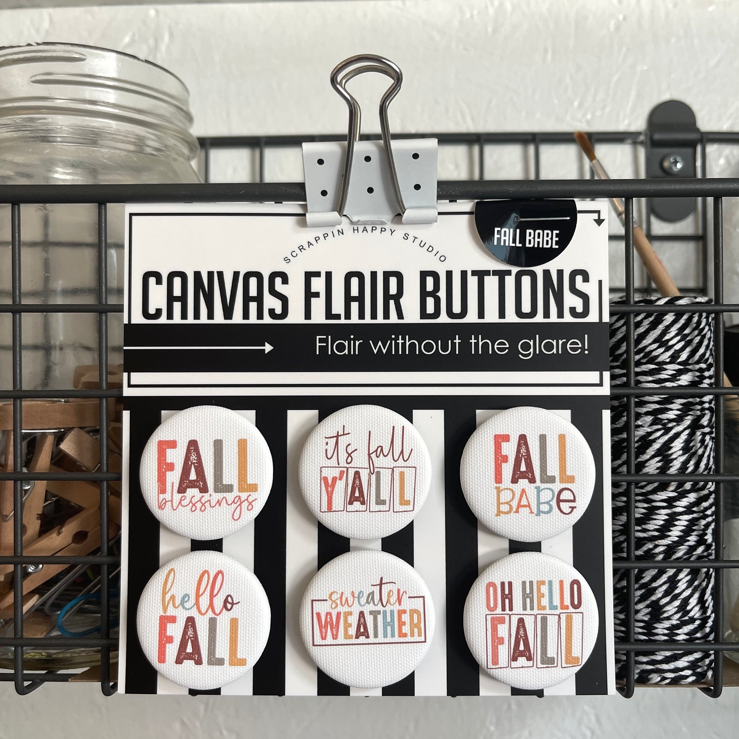 Fall Babe Canvas Flair