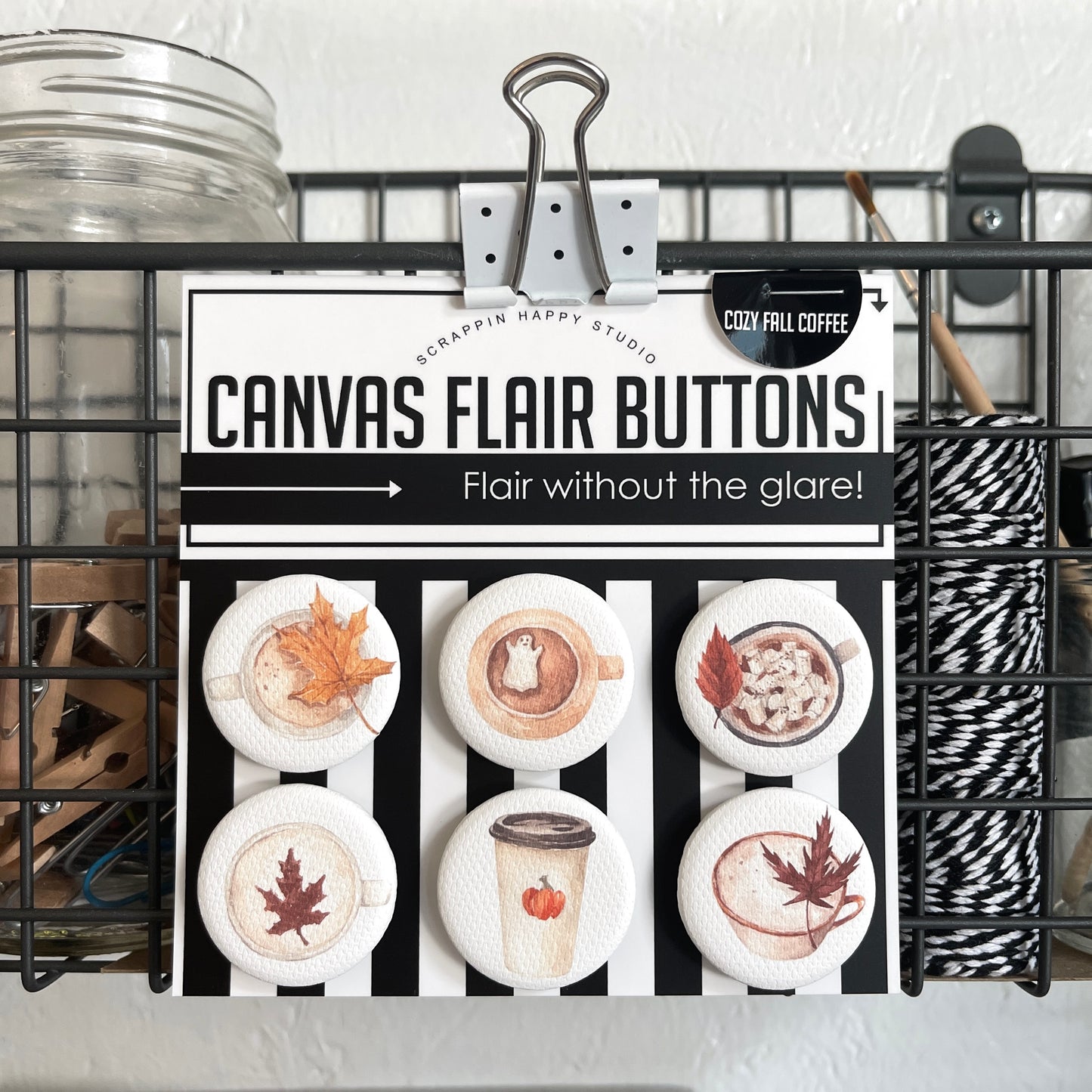 Cozy Fall Coffee Canvas Flair