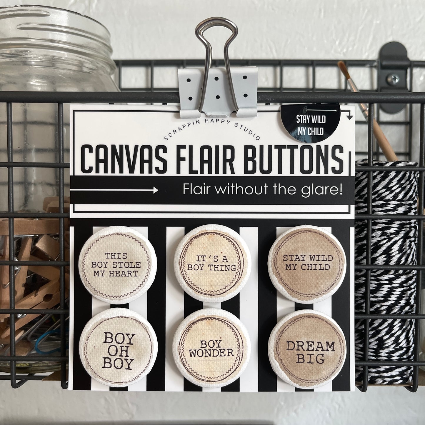 Stay Wild My Child Canvas Flair