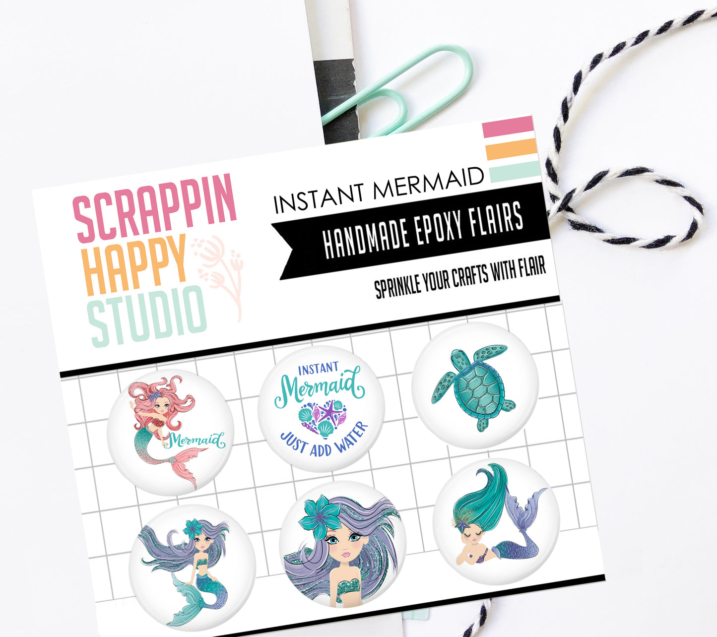 Instant Mermaid Epoxy Flair