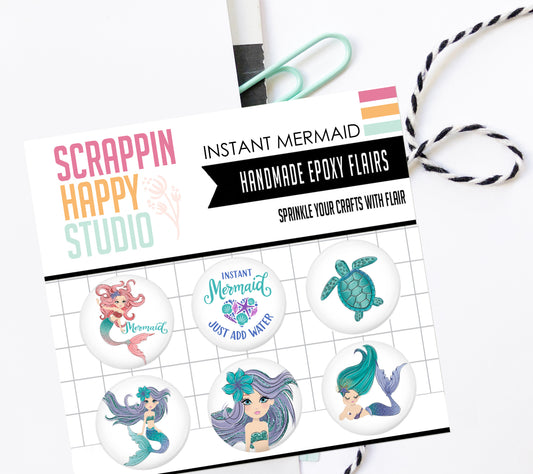 Instant Mermaid Epoxy Flair