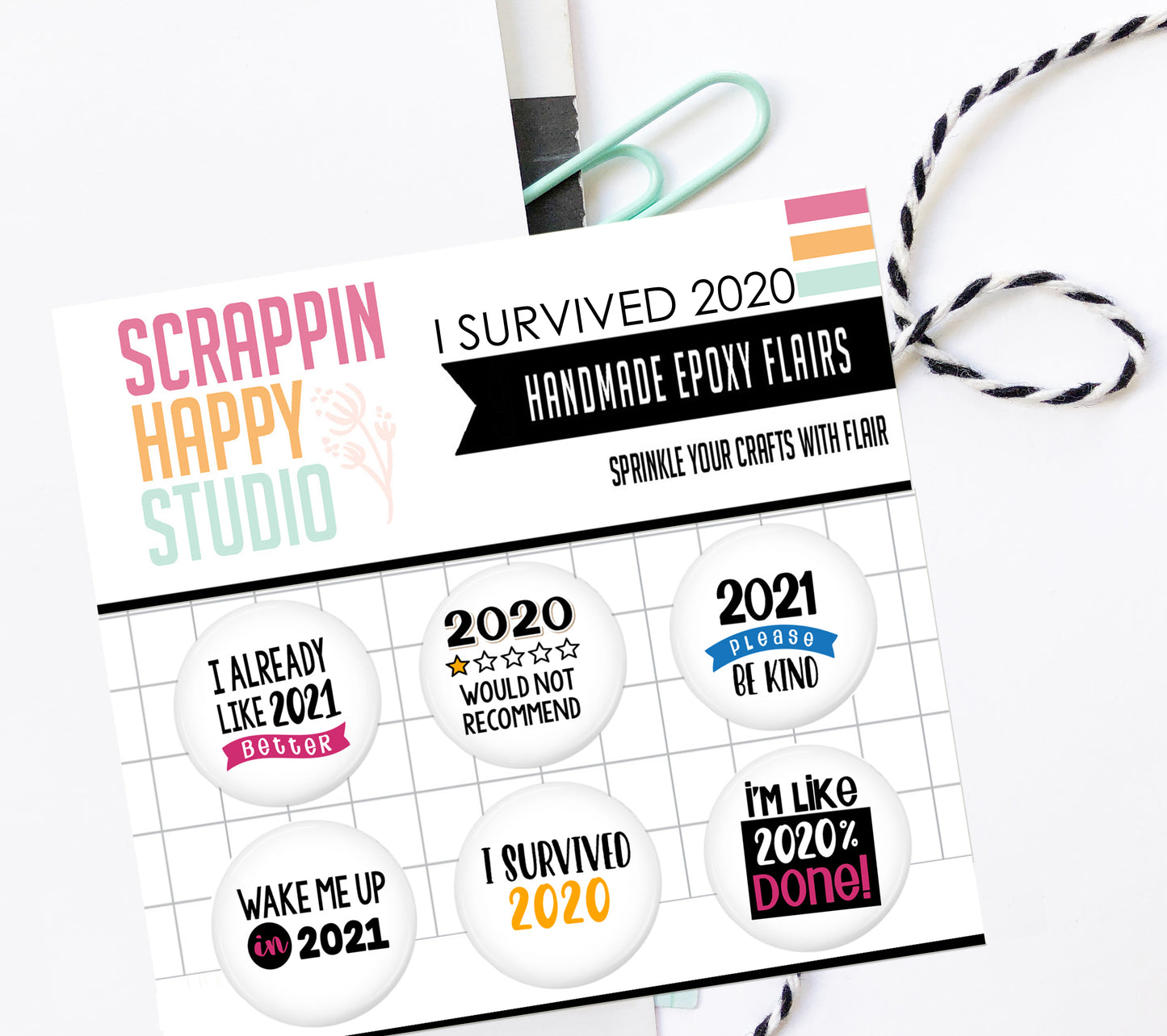 I survived 2020 Epoxy Flair