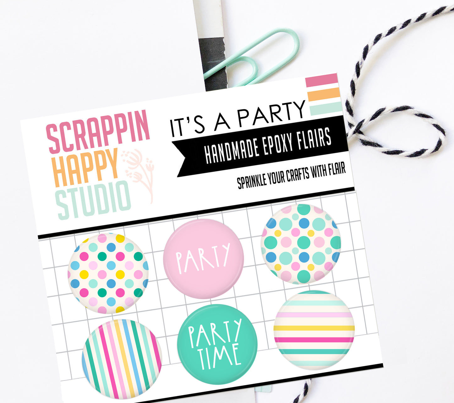 It's a Party Epoxy Flair