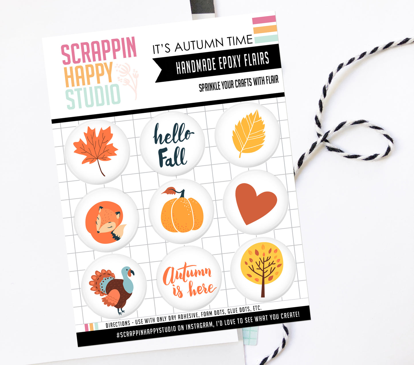 It's Autumn Time Epoxy Flair