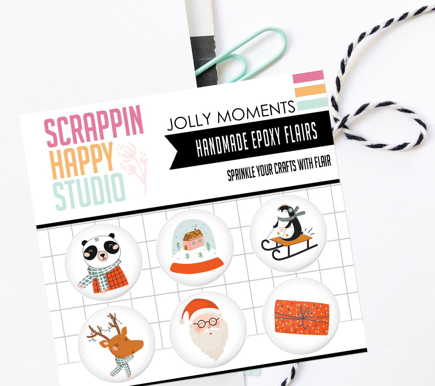 Jolly Moments Epoxy Flair