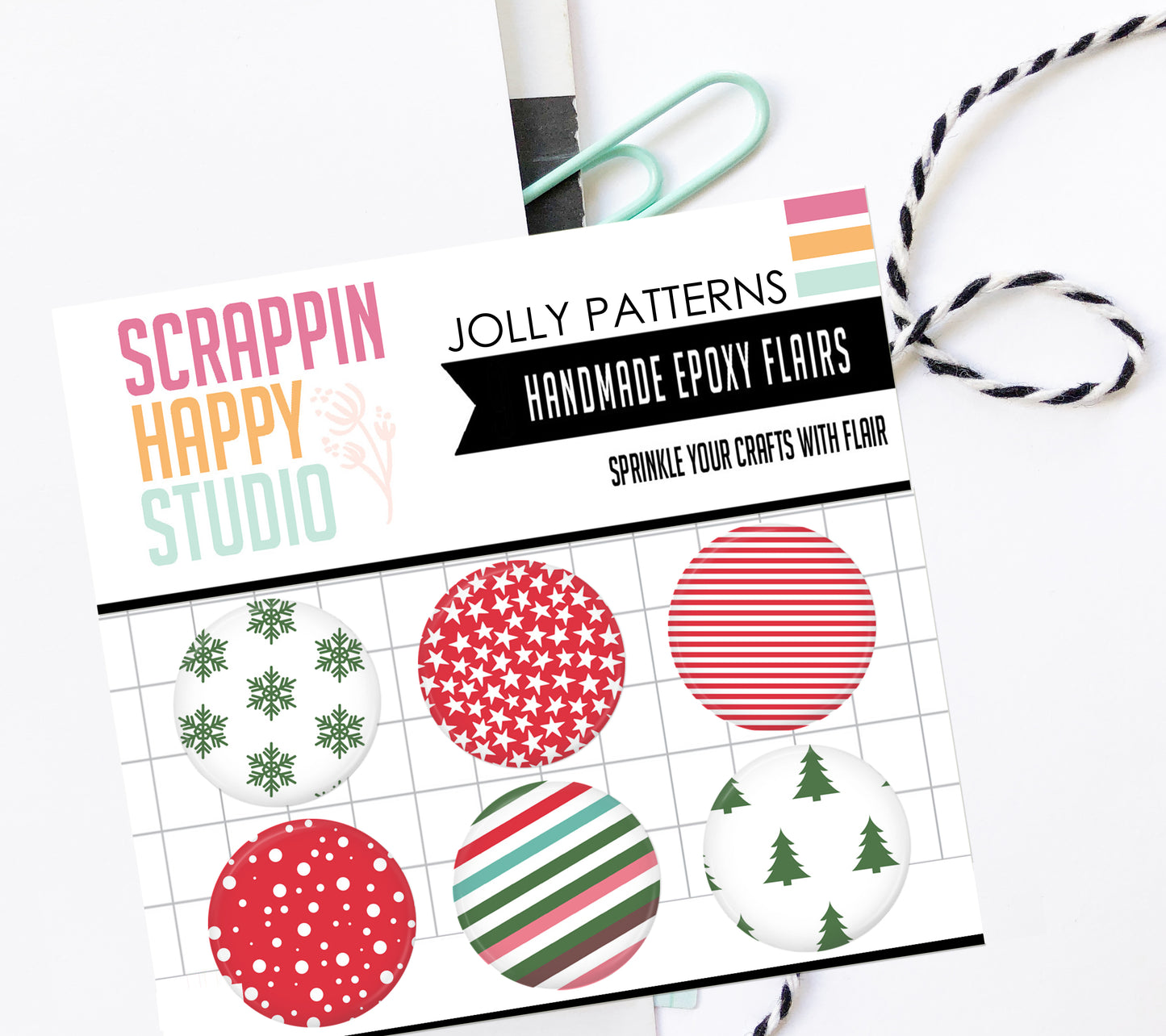 Jolly Patterns Epoxy Flair