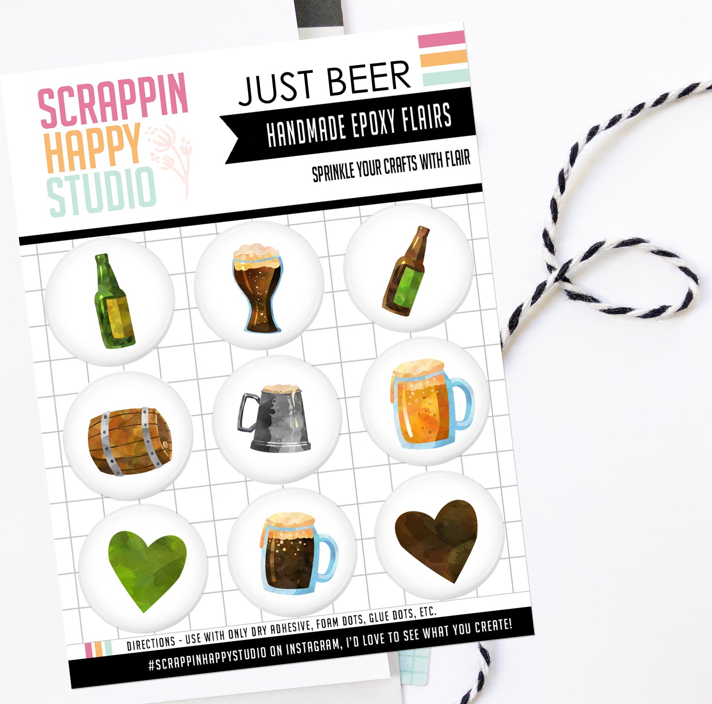 Just Beer Epoxy Flair