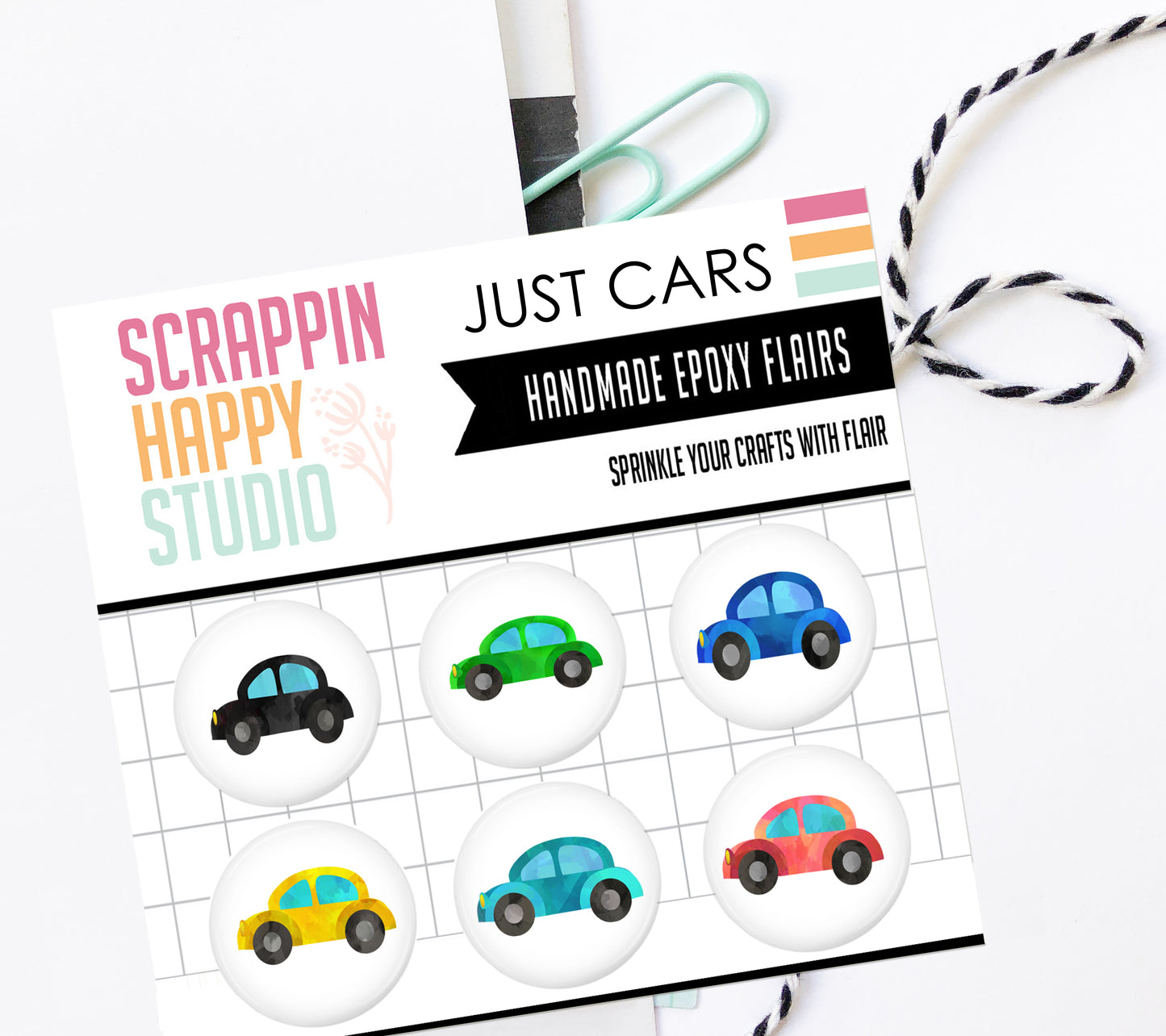 Just Cars Epoxy Flair