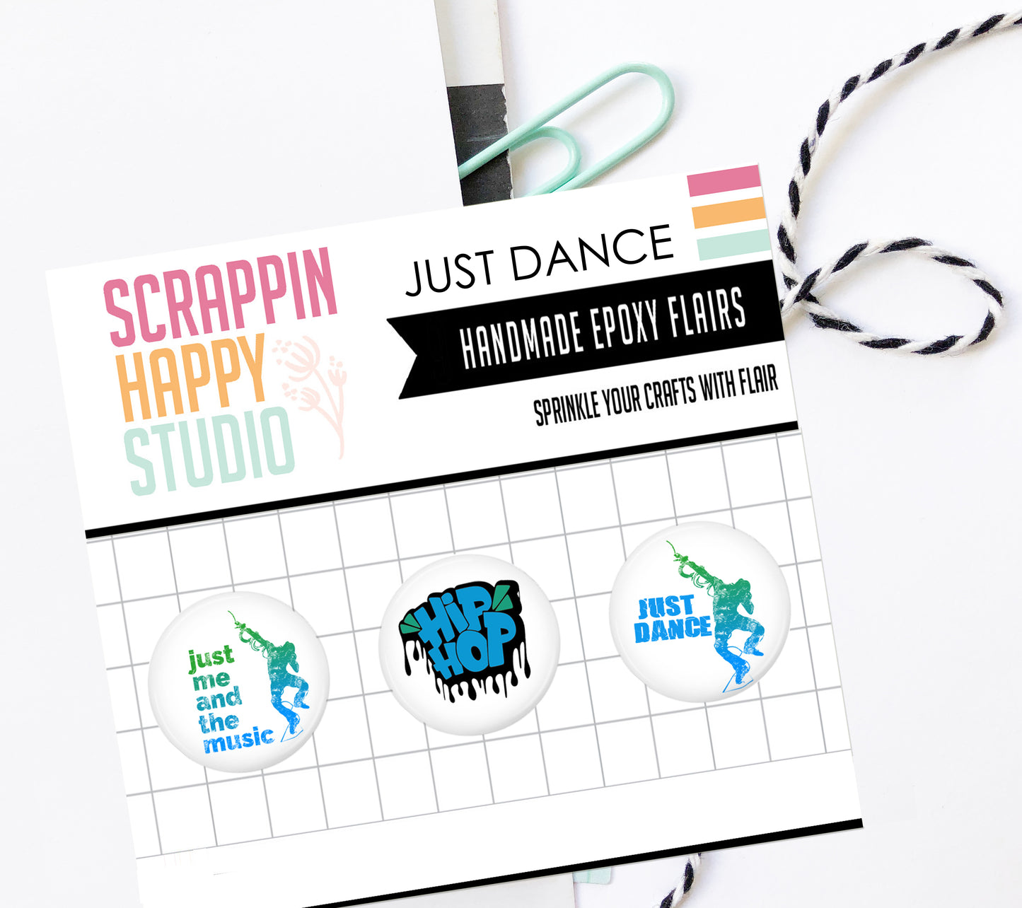 Just Dance Epoxy Flair