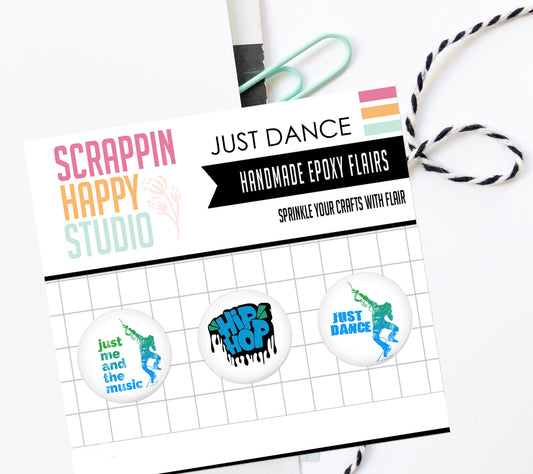 Just Dance Epoxy Flair