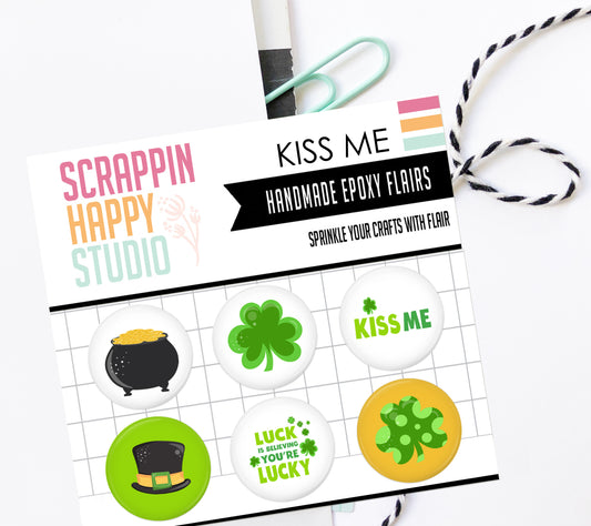 Kiss Me Epoxy Flair