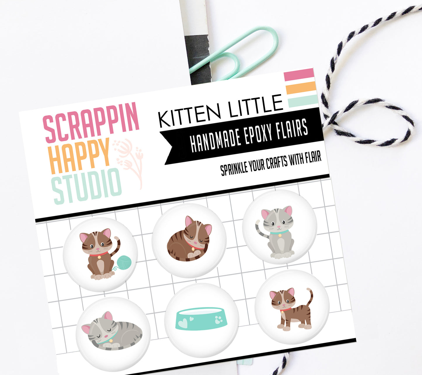 Kitten Little Epoxy Flair
